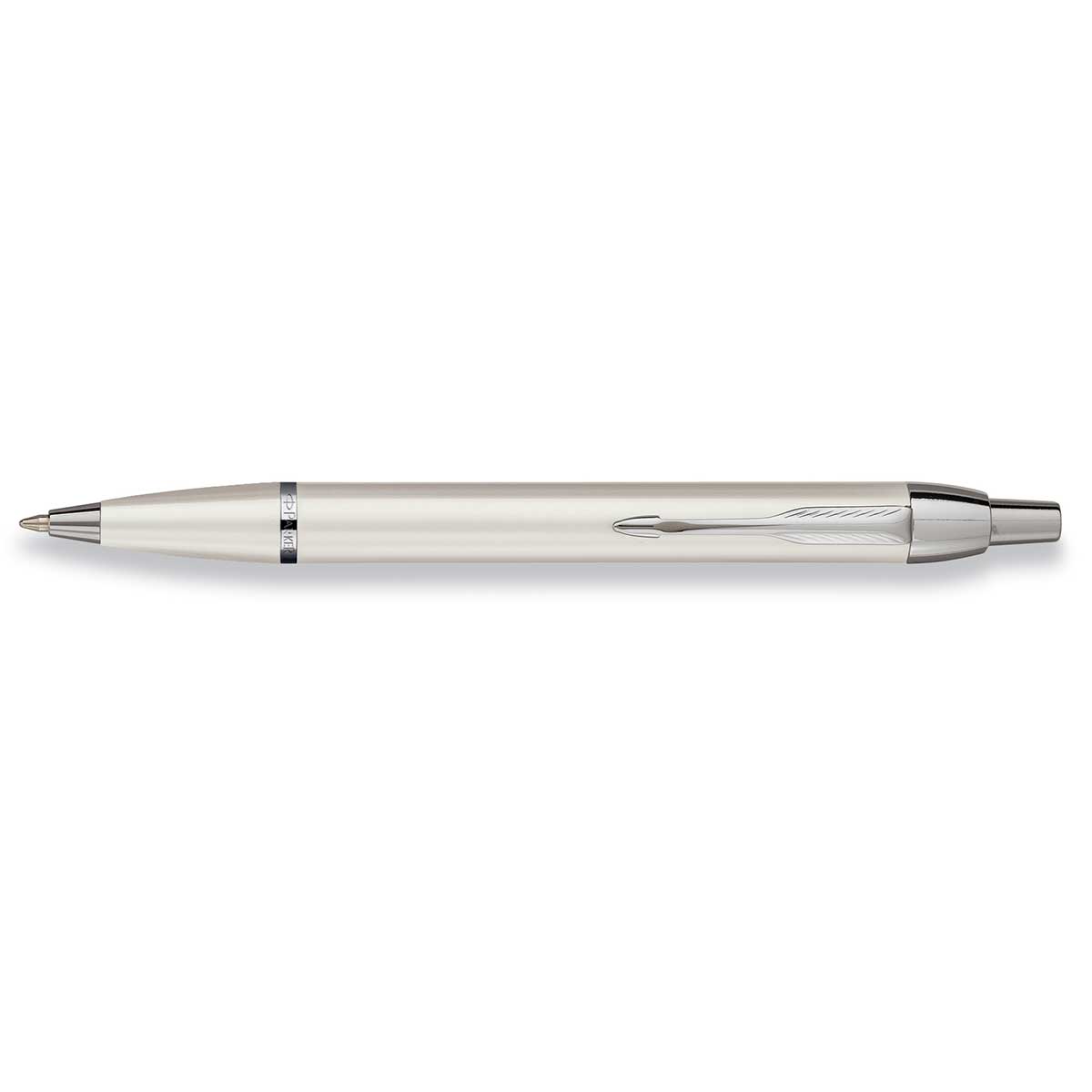 Parker IM Pearl White Ballpoint Pen Blue Ink