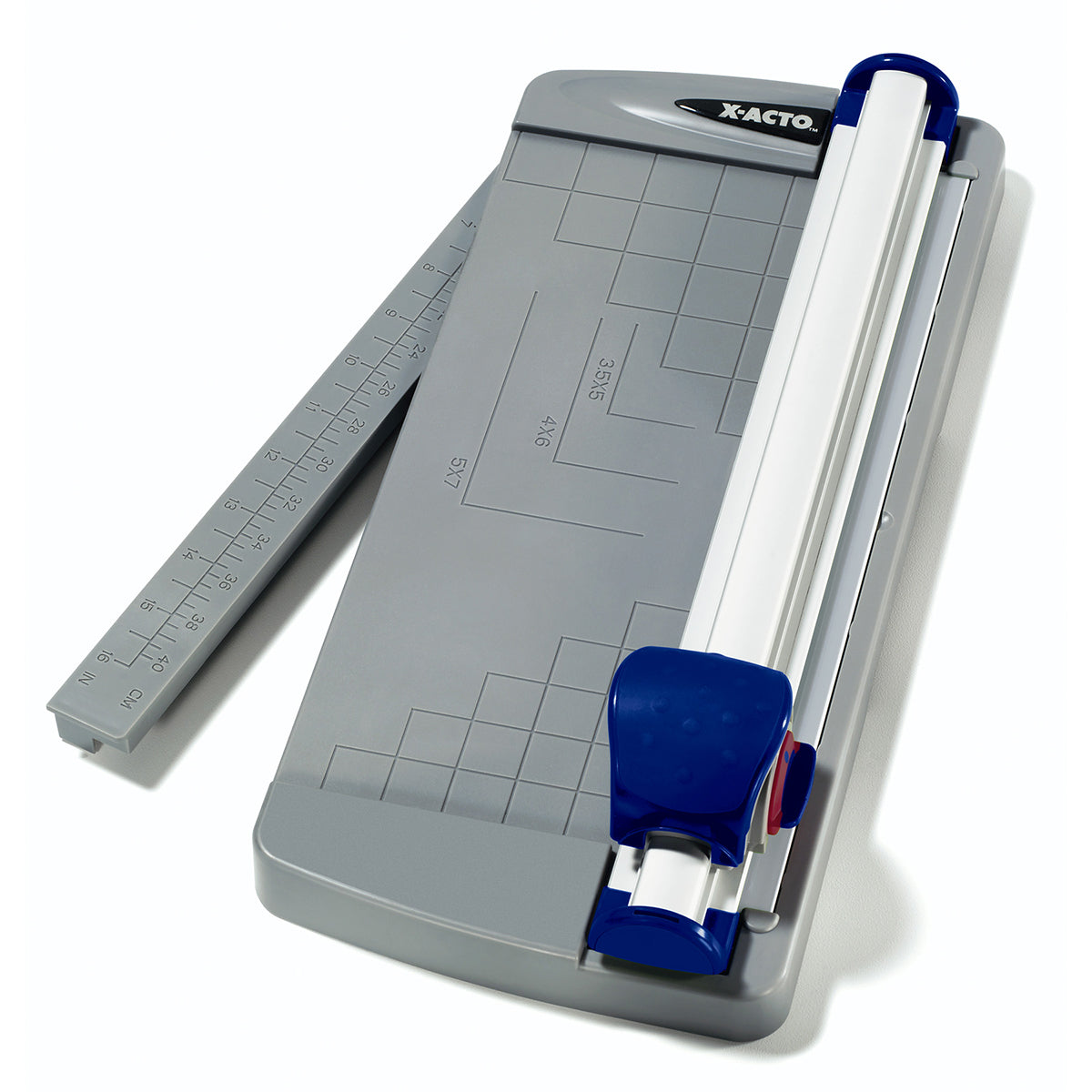 X-Acto Rotary Paper Trimmer 12 x 16 " Base, Swing Out Ruler, Cuts 5 Sheets 26505  X-Acto Paper Trimmer