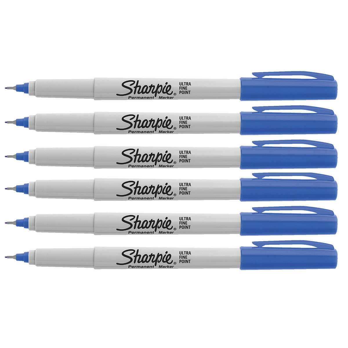 Sharpie Ultra Fine Point Blue Permanent Marker Pack of 6