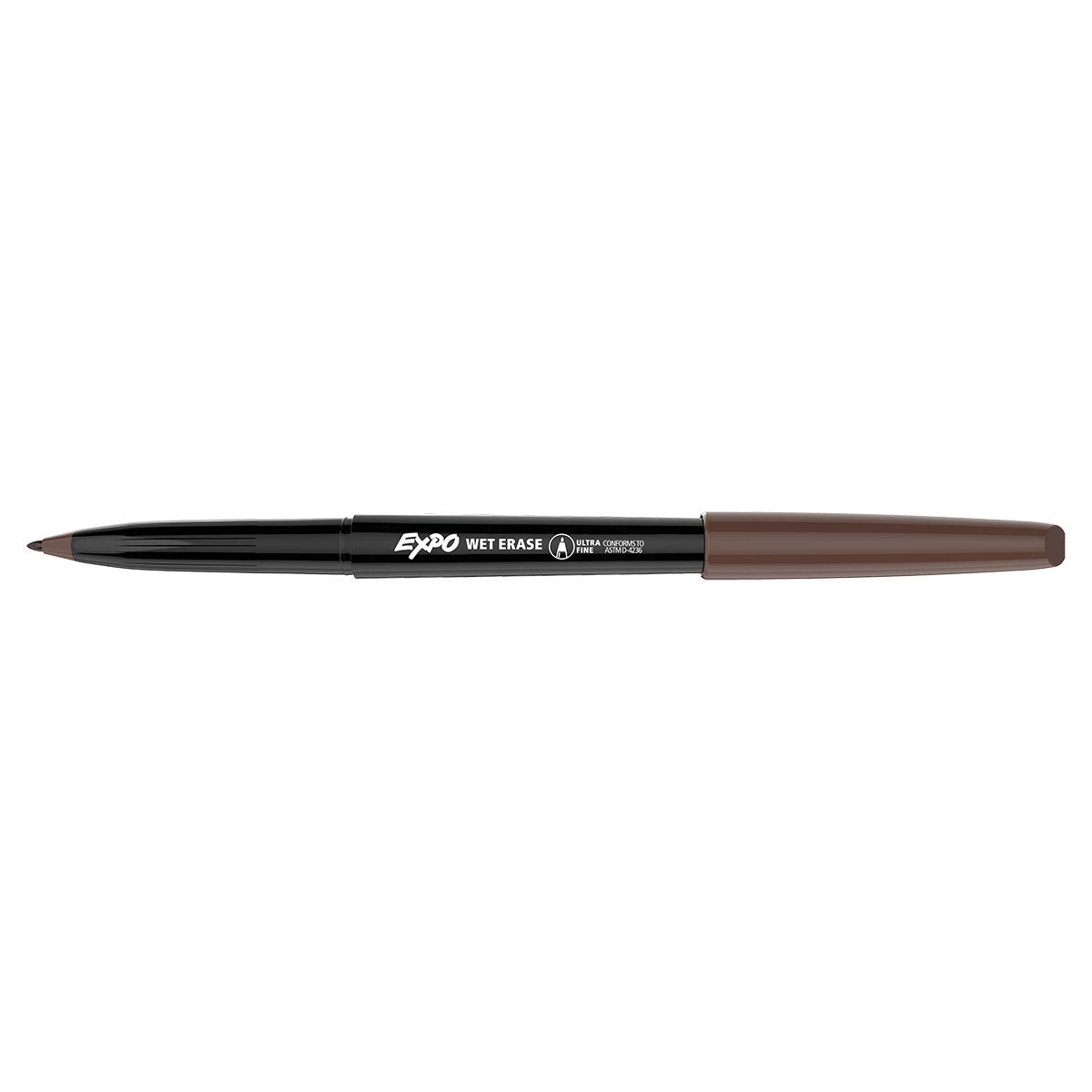 Expo Wet Erase Markers Ultra Fine Point Brown