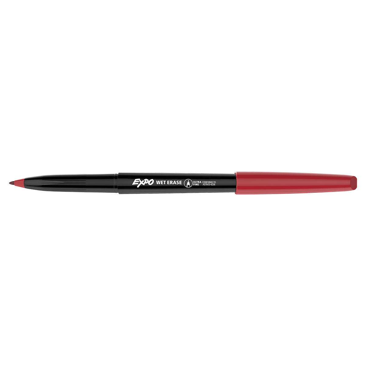 Expo Wet Erase Markers Ultra Fine Point Red