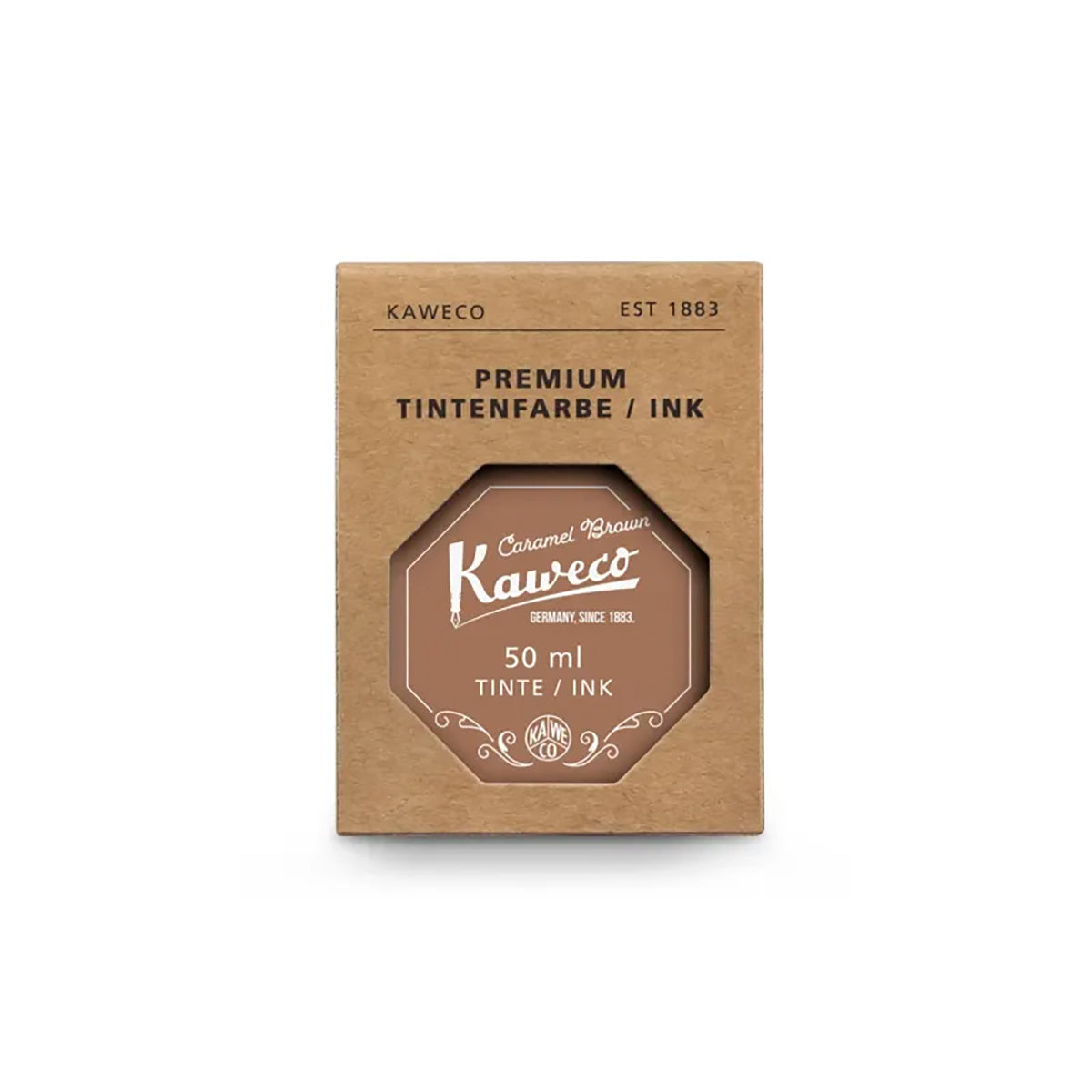 Kaweco Caramel Brown Fountain Pen Ink Bottle 50 ml