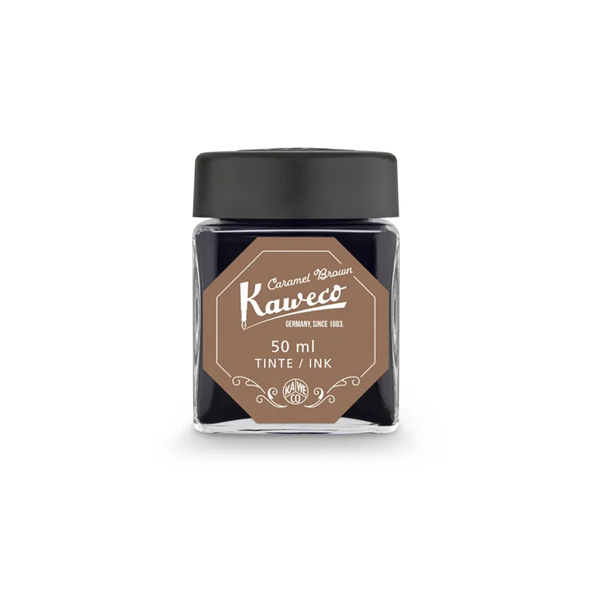 Kaweco Caramel Brown Fountain Pen Ink Bottle 50 ml