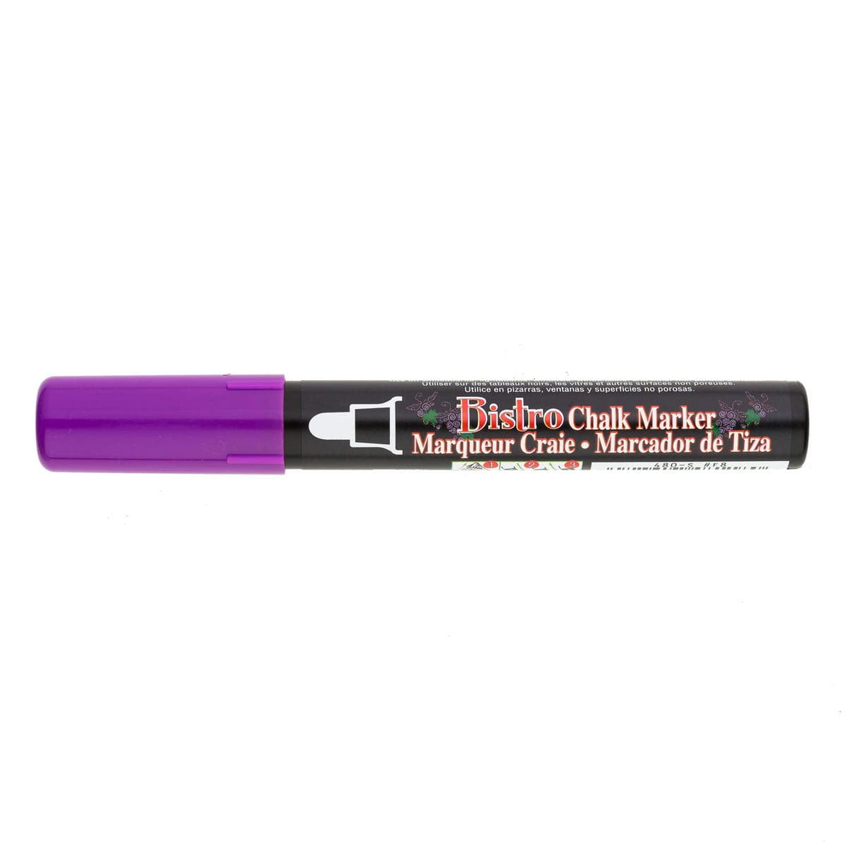 Marvy Uchidah Bistro Chalk Marker 6mm Broad Tip - Fluorescent Violet