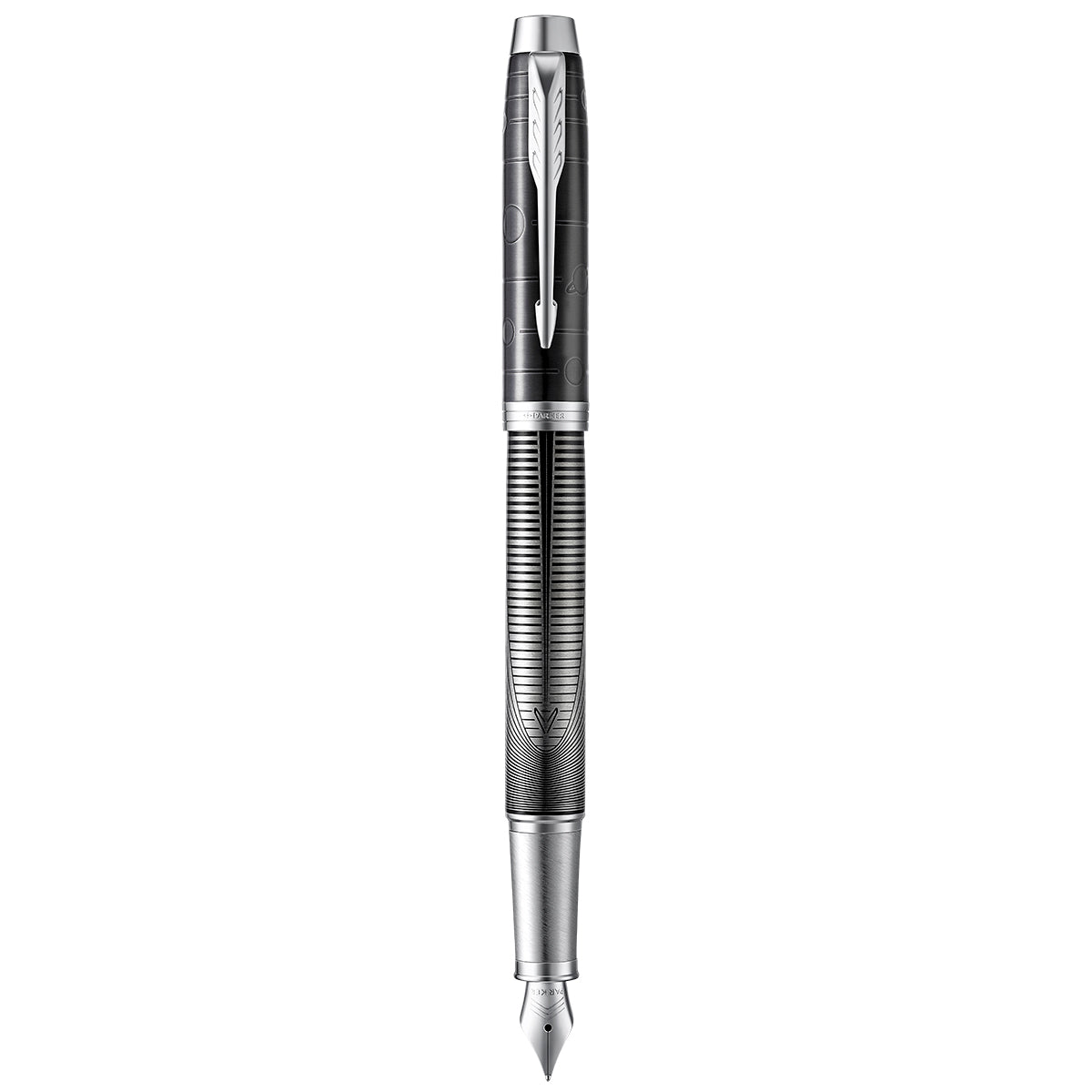 Parker IM Metallic Pursuit Fountain Pen Fine and Ballpoint Gift Set