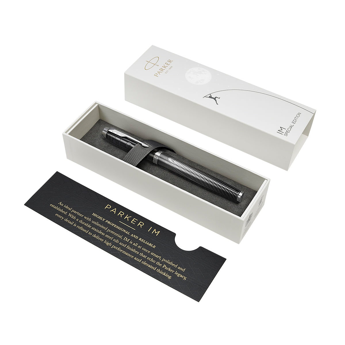 Parker IM 2019 Special Edition Metallic Pursuit Fine Nib Fountain Pen Parker Fountain Pens