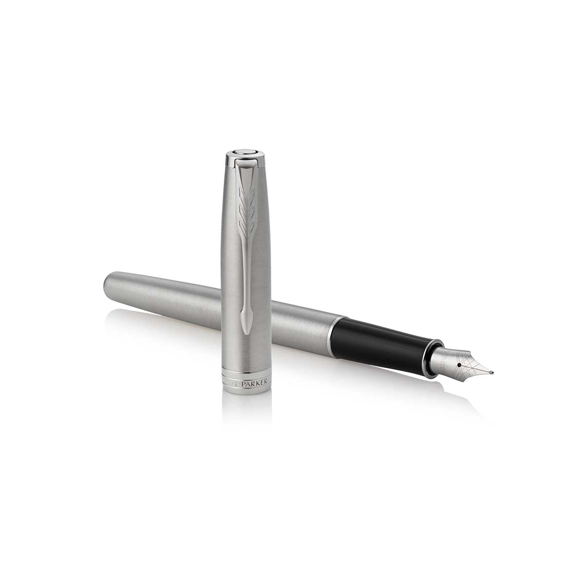 Parker Sonnet Stainless Steel Fountain Pen CT Fine