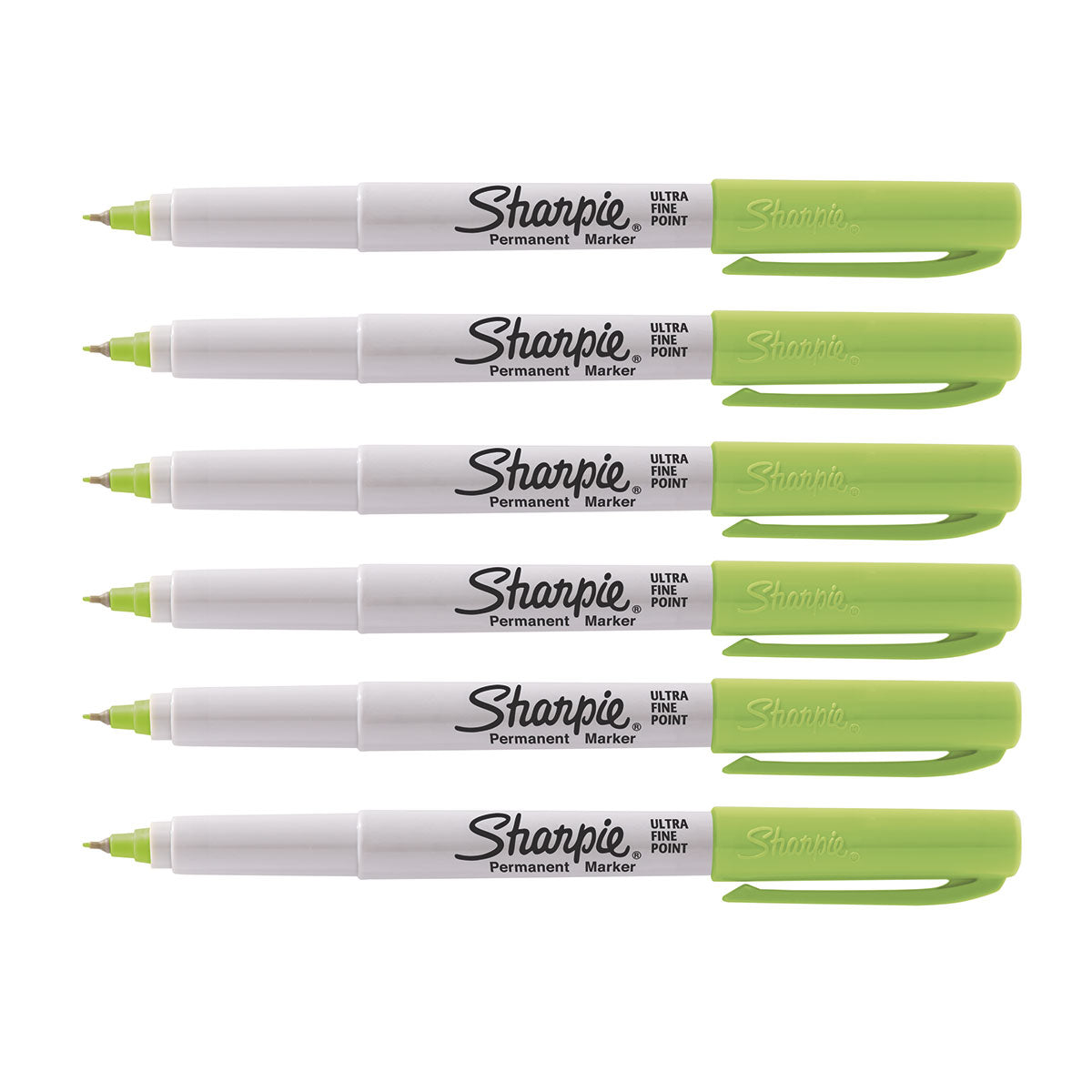 Sharpie Ultra Fine Point Markers Martian Green 6 Count