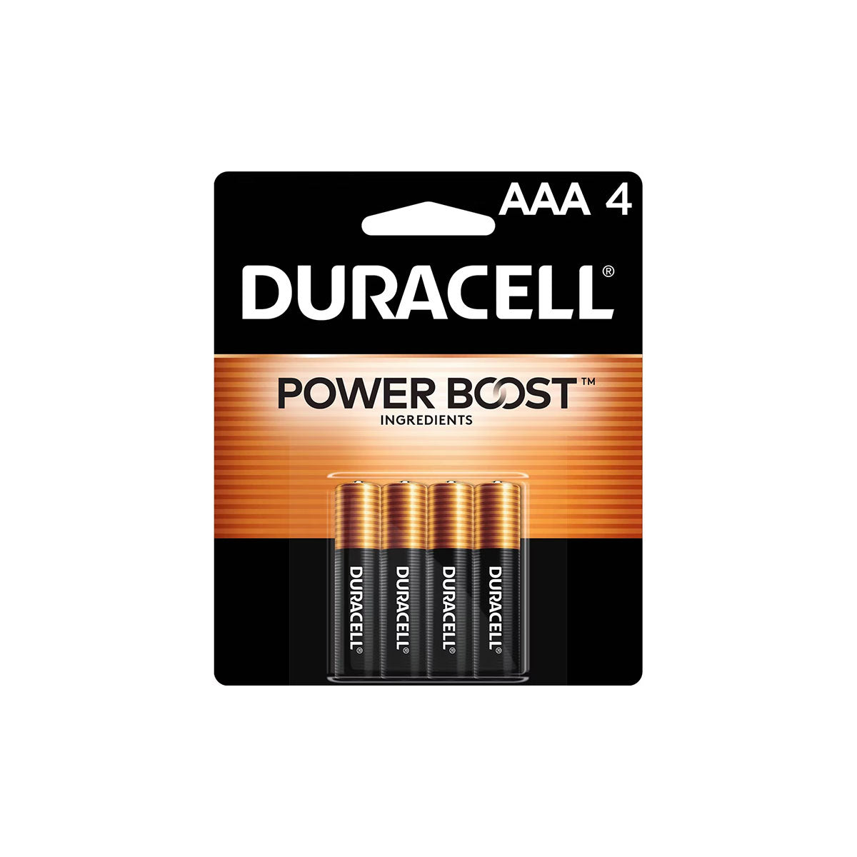 Duracell Power Boost AAA Batteries Pack of 4