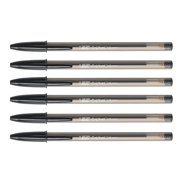 Caneta Bic Cristal Bold 1,6 Mm Cx C/ 25 Un - Preta