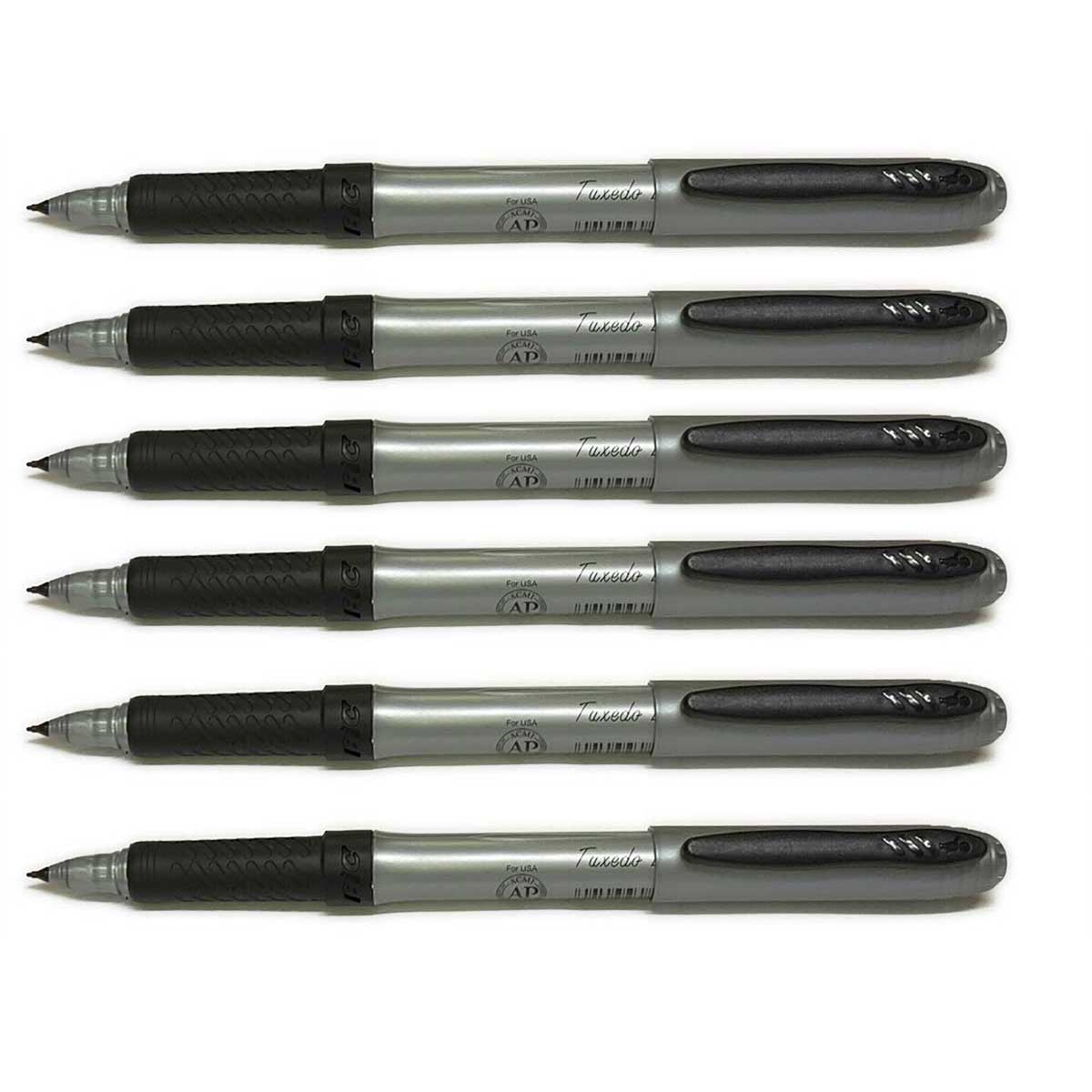 Bic Ultra Fine Point Permanent Markers Black Pack of 6