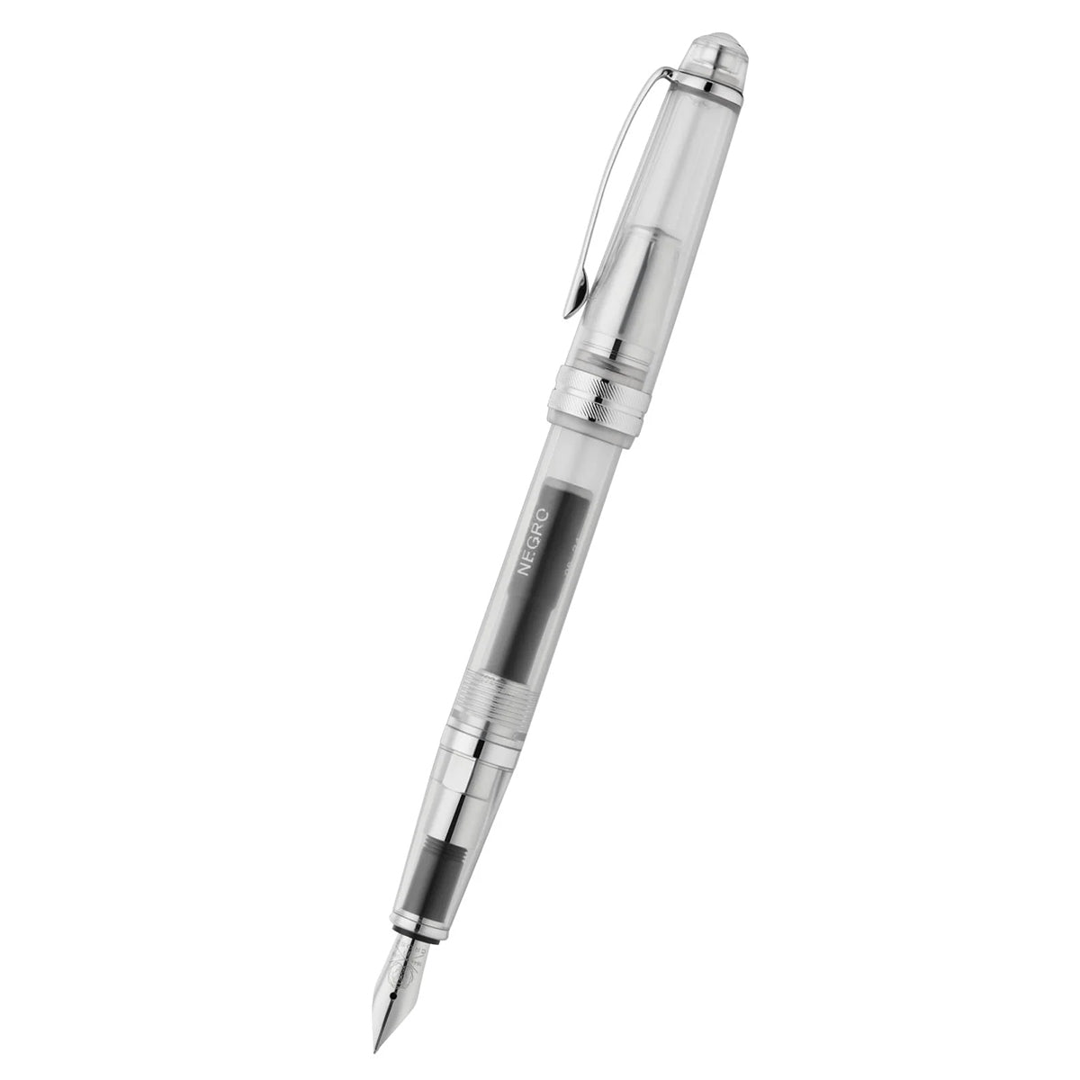 Bailey Light Translucent Clear Resin Extra-Fine Nib Fountain Pen