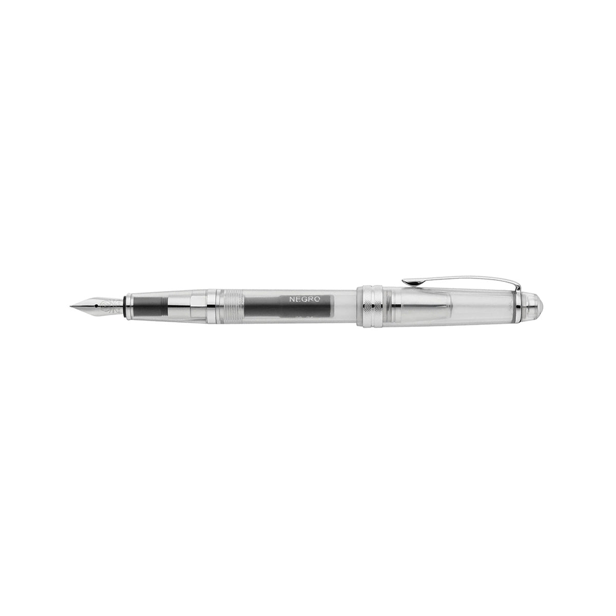 Bailey Light Translucent Clear Resin Extra-Fine Nib Fountain Pen