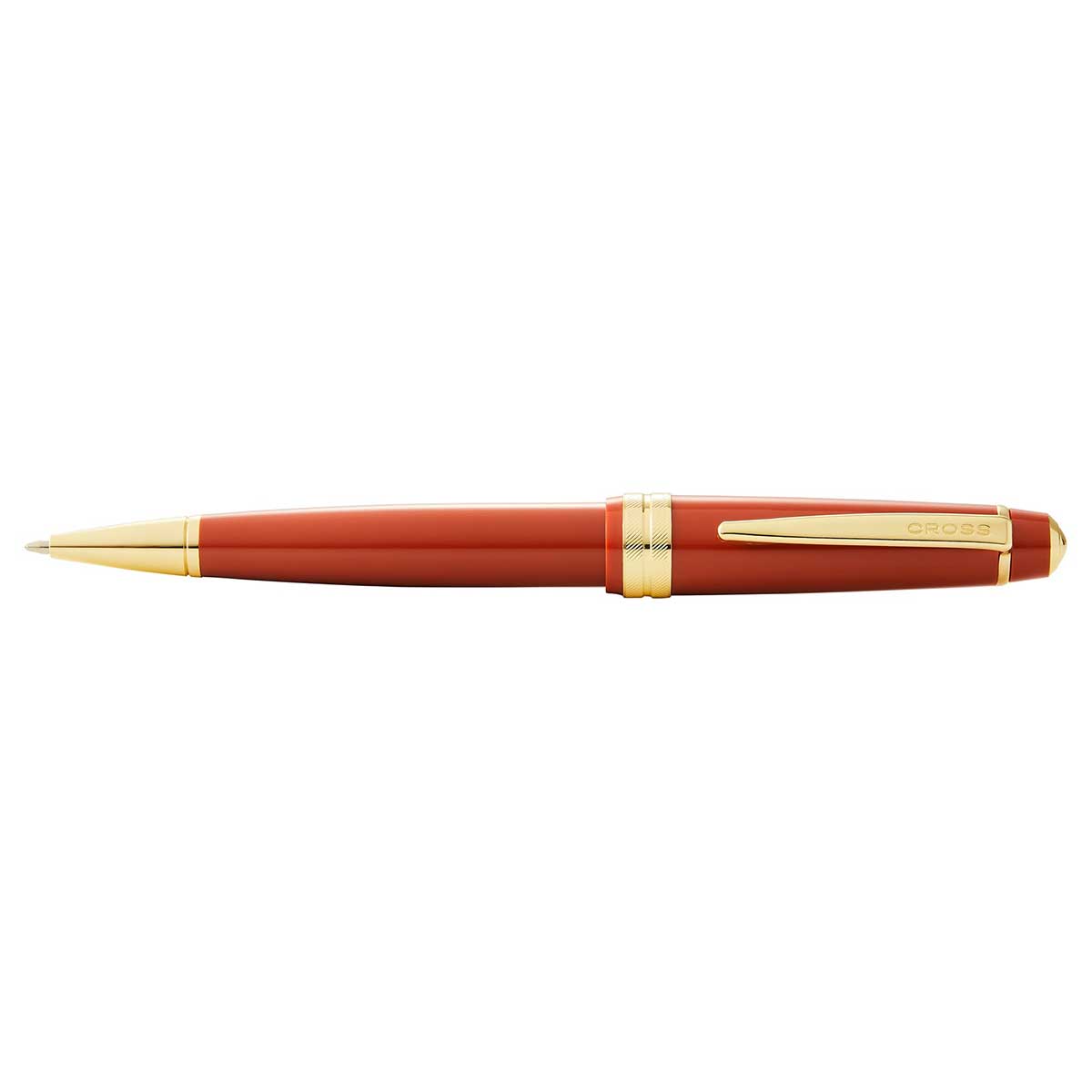 Cross Bailey Light Polished Amber Resin and Gold Tone Ballpoint Pen AT0742-13