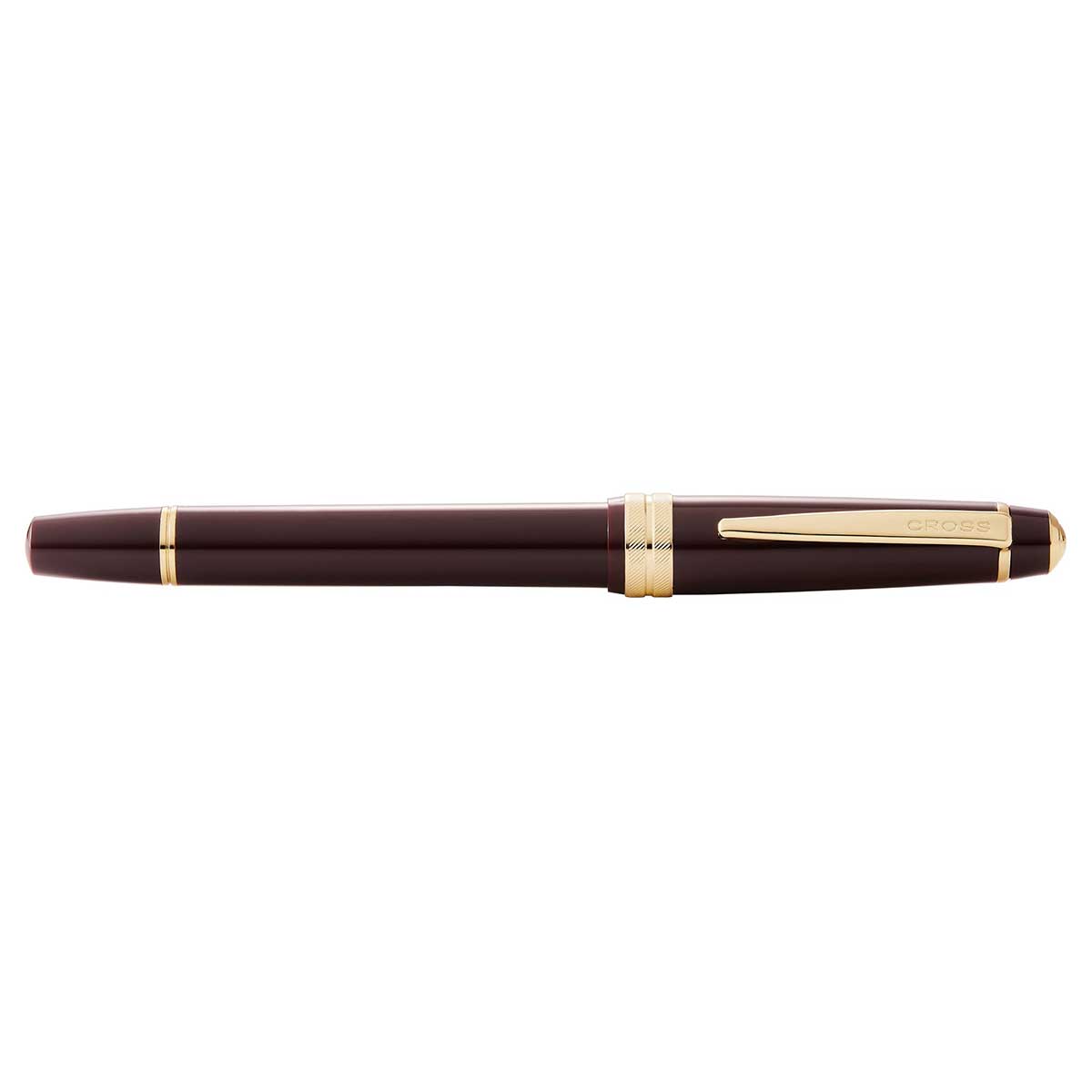 Cross Bailey Light Polished Burgundy Resin and Gold Tone Rollerball Pen AT0745-11