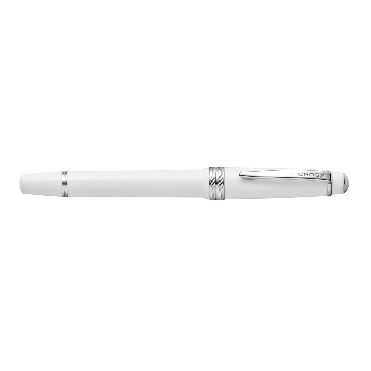 Cross Bailey Light, White Fountain Pen Extra Fine AT0746-2XS + 6 Black Cartridges