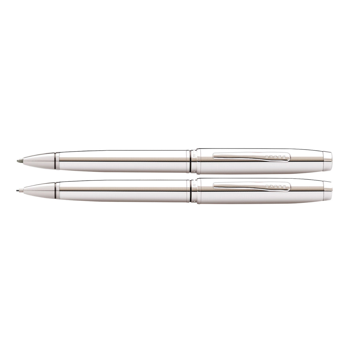 Cross Coventry Pen and Pencil Set Polished Chrome AT0661-7 Cross Pen And Pencil Sets