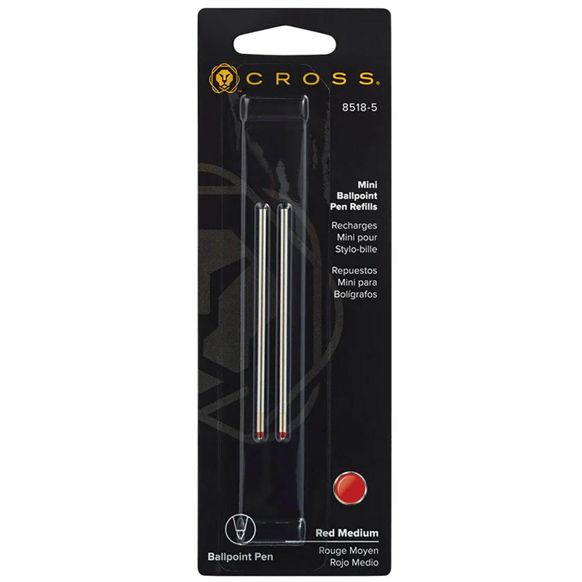 Cross Mini Refills Red Ink Pack of 2 8518-5