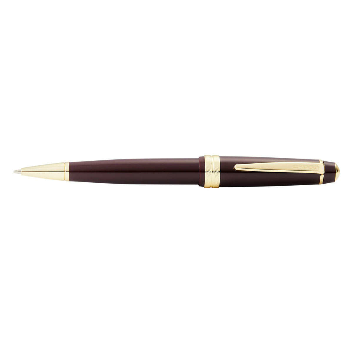 Cross Bailey Ballpoint Pen Burgundy, Gold Trim, Black Ink