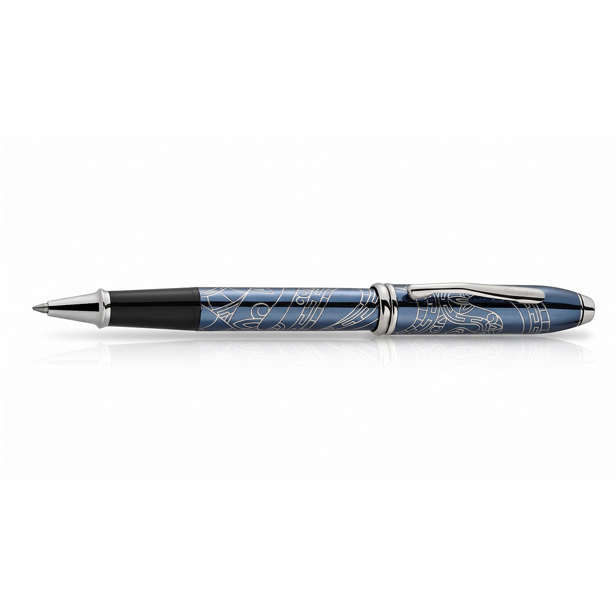 Cross Townsend Zodiac Year of the Snake Blue Lacquer Rollerball Pen AT0045-76