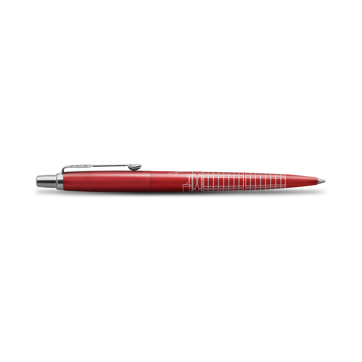 Parker Jotter London Red Chrome Trim Ballpoint Pen 2221603
