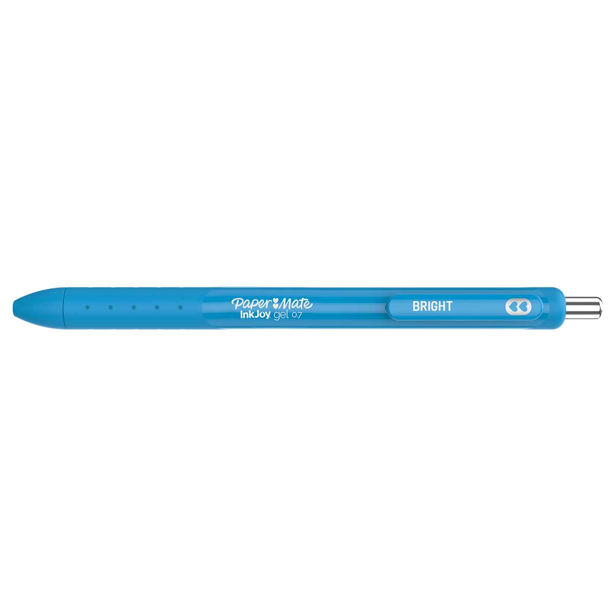 Paper Mate Inkjoy Gel Bright Opaque Blue Ink Medium Point 0.7 Retractable