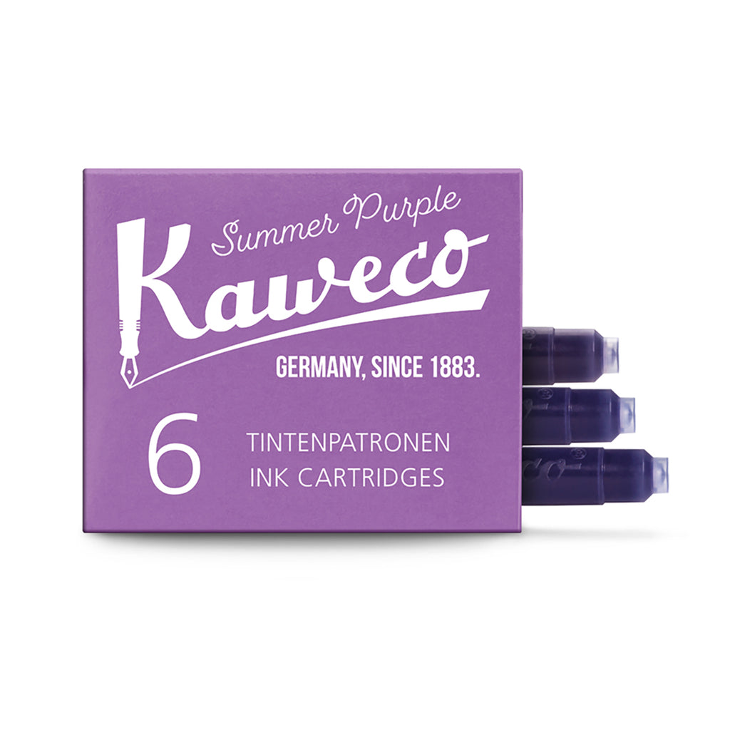 Kaweco Summer Purple Short International Cartridges Pack of 6