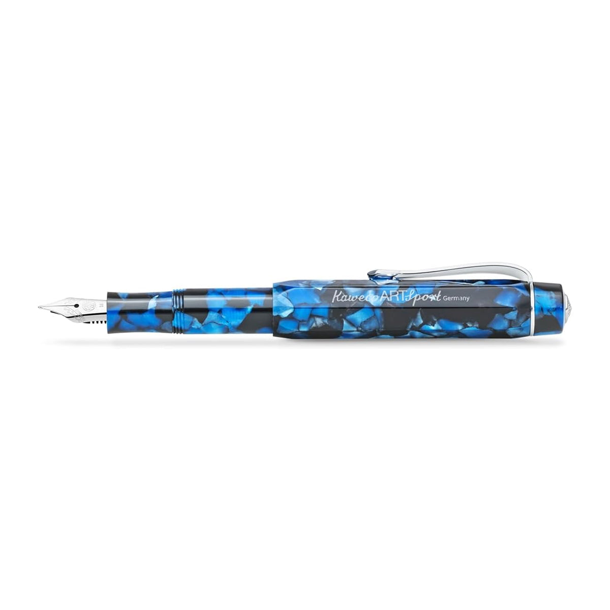 Kaweco Sport Art Fountain Pen Pebble Blue Fountain Pen Double Broad BB