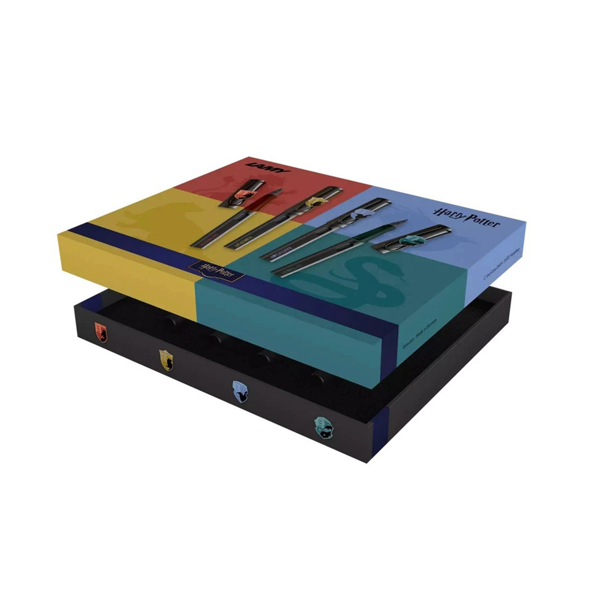 Lamy Harry Potter Safari Pen Set Of 4 Special Edition With House Crest Med Nibs