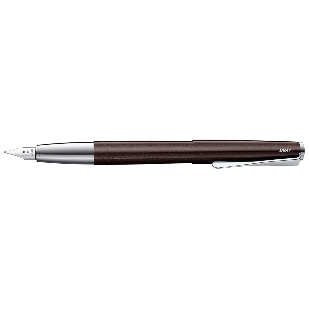Lamy Studio Dark Brown Luxury Fountain Pen Fine Nib with Converter