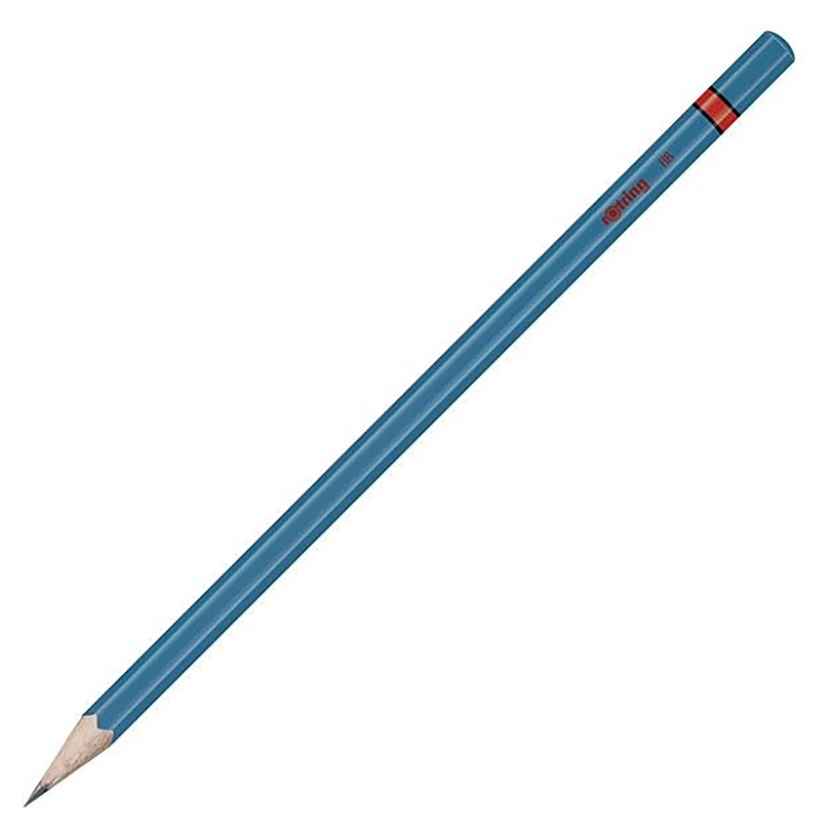 Rotring Wooden Pencil HB Metallic Blue Graphite Individual 2090067