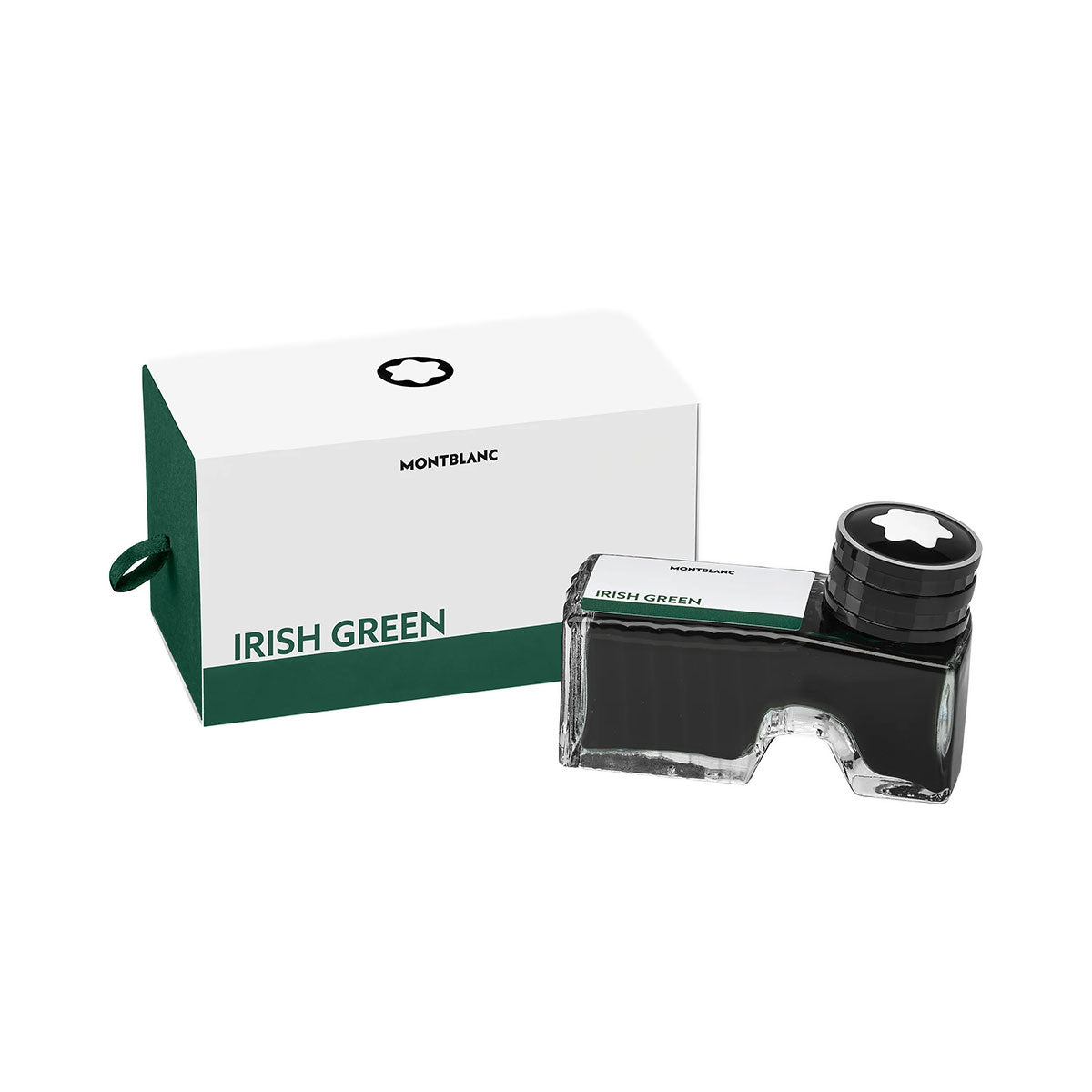 Montblanc Irish Green Fountain Pen Ink Bottle 60ML - PensAndPencils.Net
