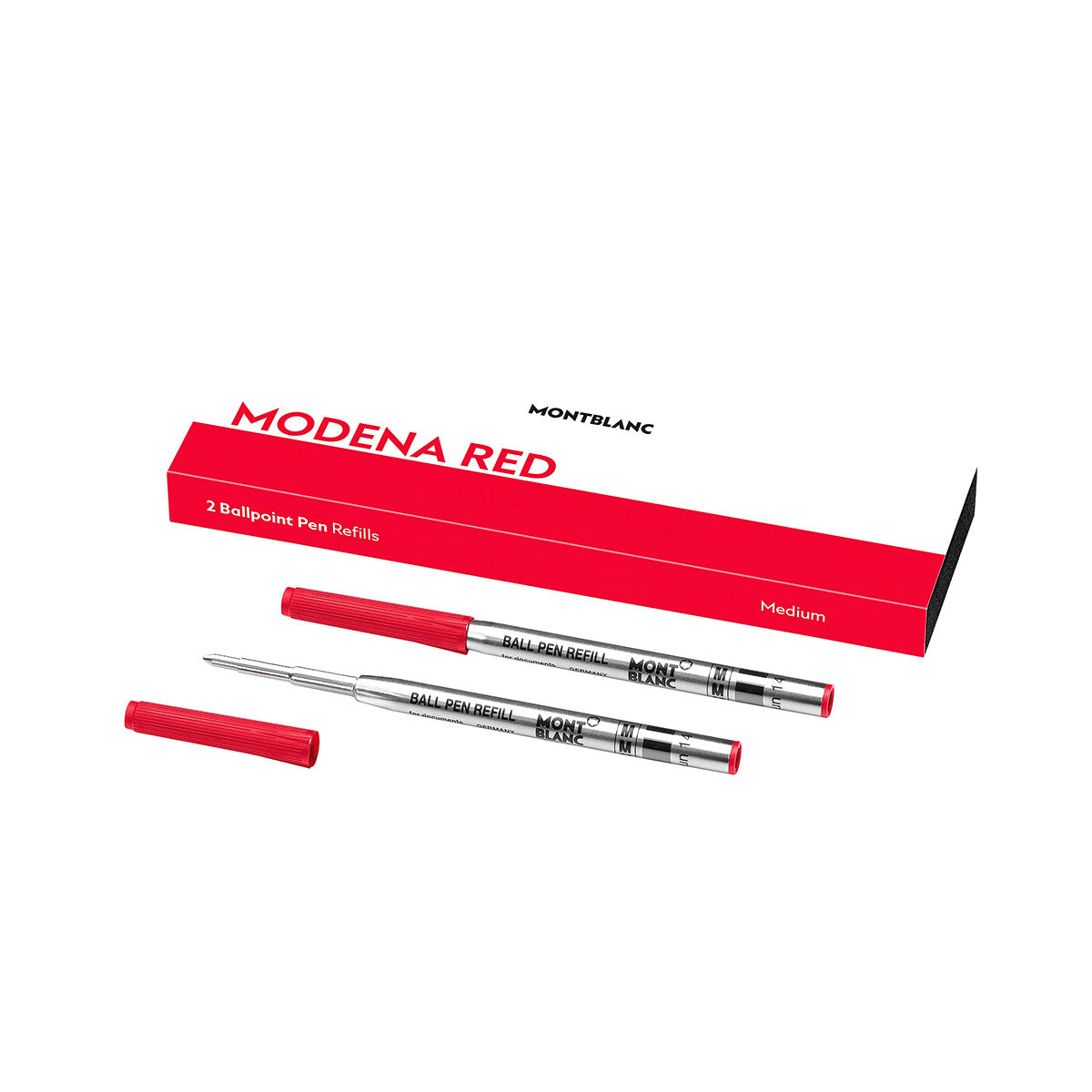 Montblanc Ballpoint Pen Refills Red 128216 Pack of 2