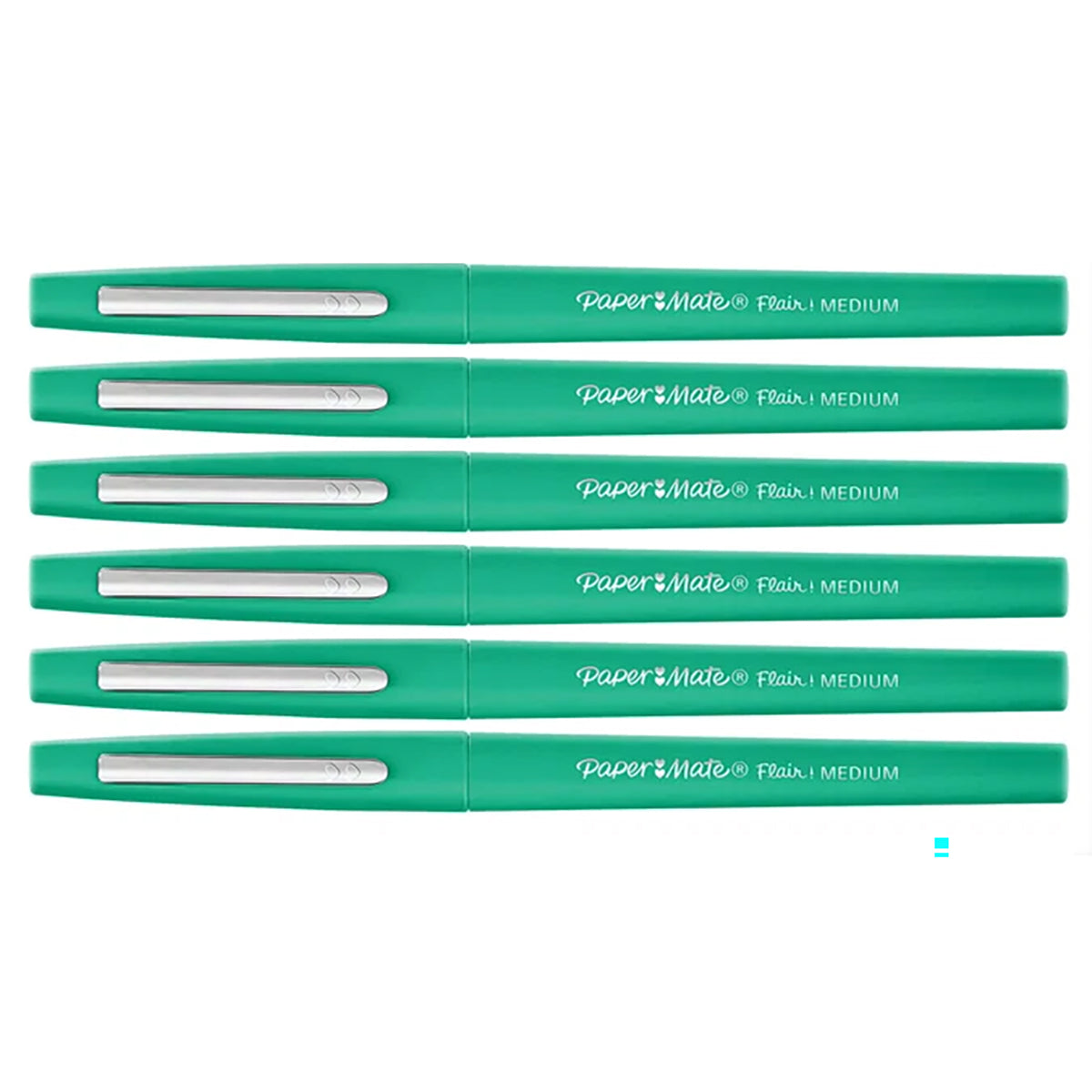Paper Mate Flair Candy Pop Gummy Green Felt Tip Pen Medium Pack of 6