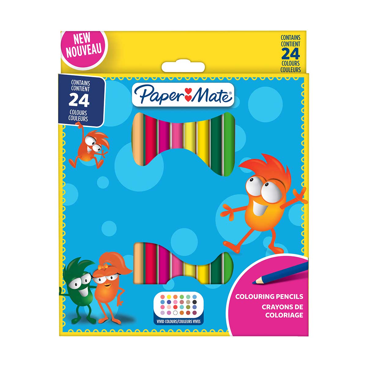 Paper Mate Colored Pencils Assorted Colors Pack of 24
