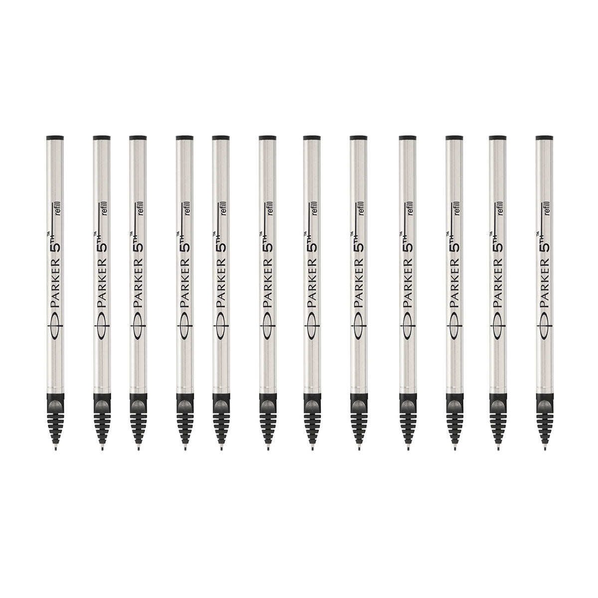 Parker 5th Refill Black Fine Pack of 12