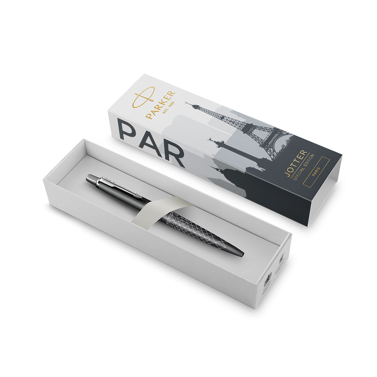 Parker Jotter Paris Grey Global Icons Special Edition Ballpoint Pen Blue Ink
