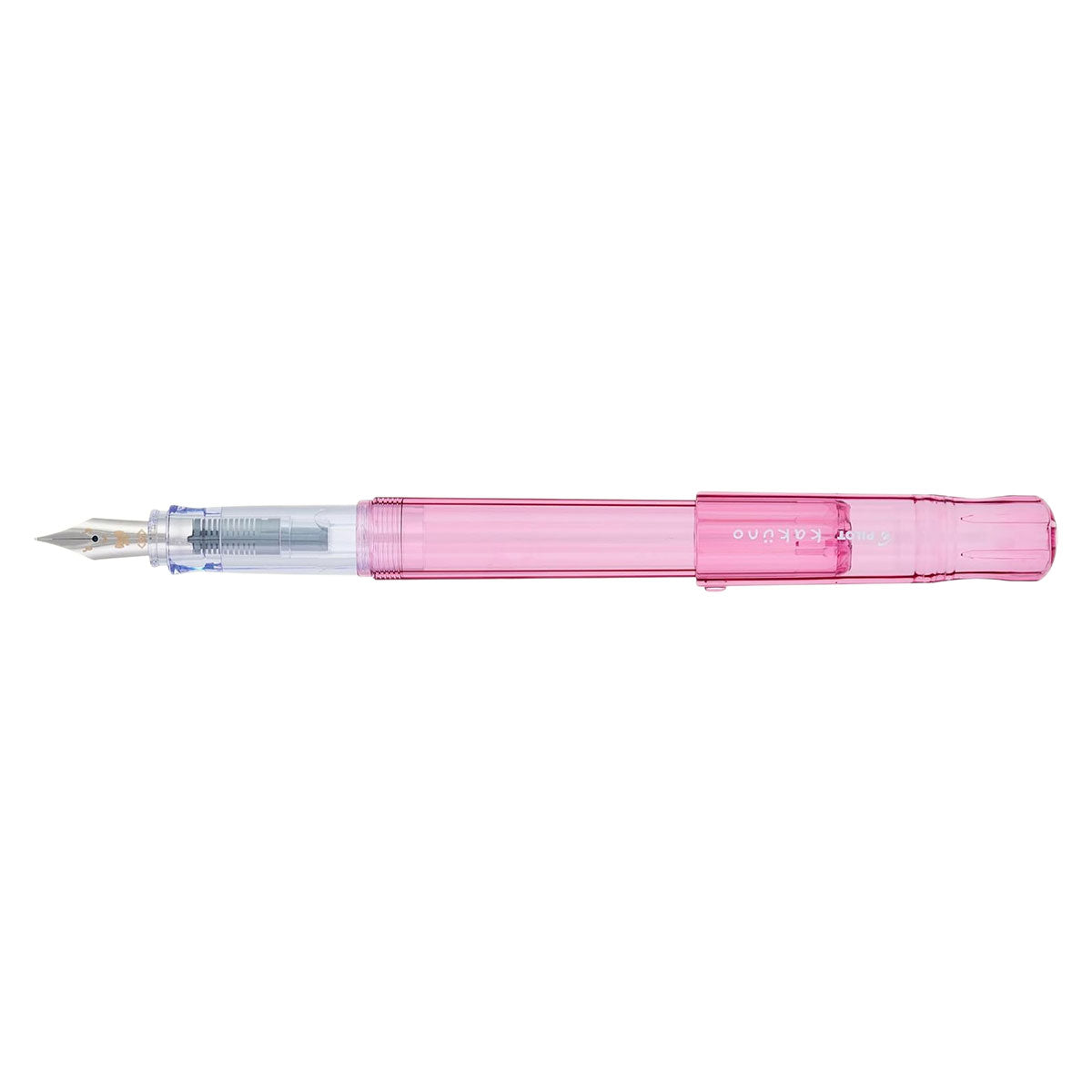Pilot Kakuno Clear Pink Demonstrator Fountain Pen Fine