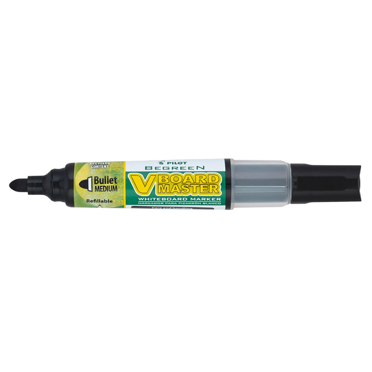 Pilot VBoard Master Refillable Whiteboard Markers Black Bullet Tip