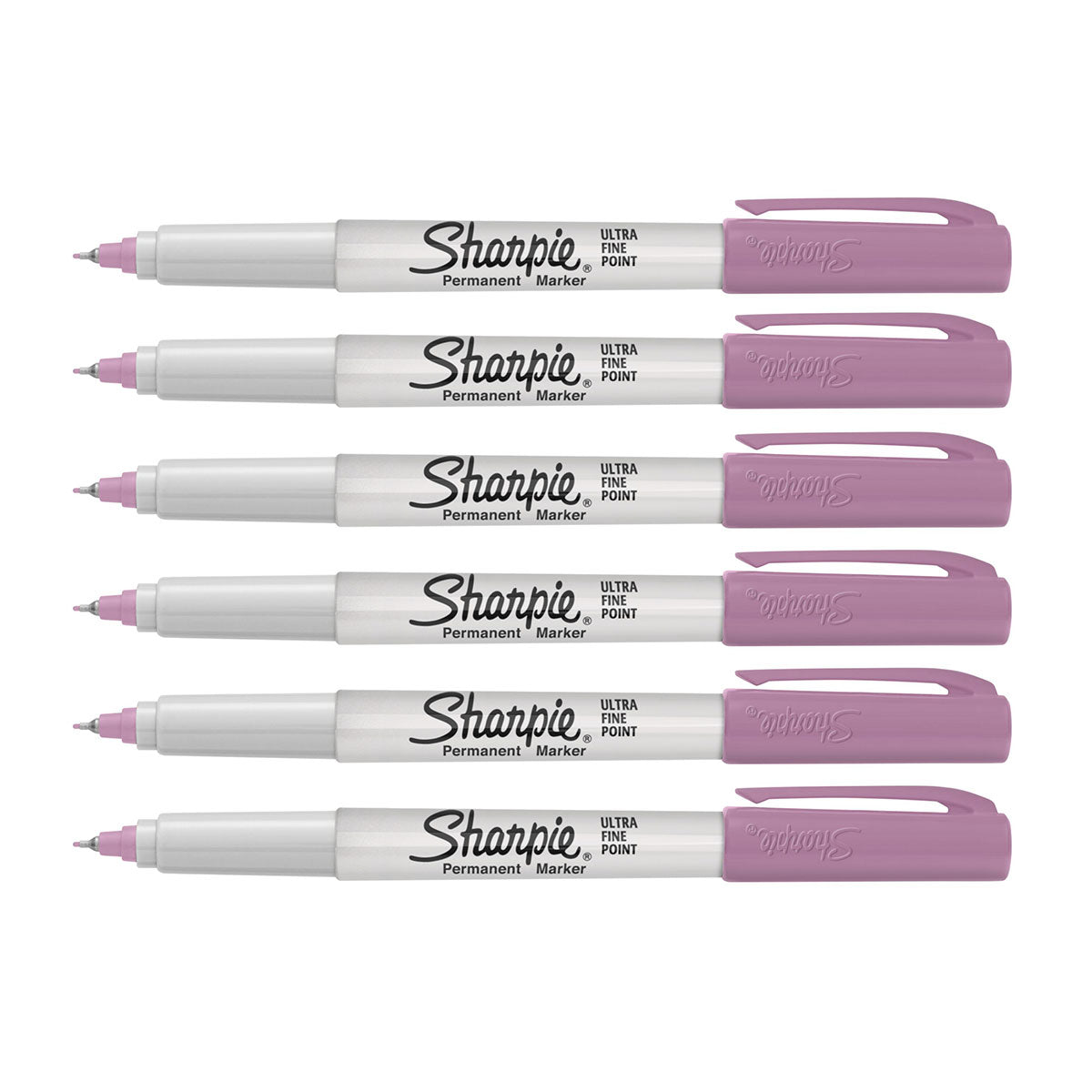 Sharpie Purple Flourite Ultra Fine Permanent Markers 6 Count