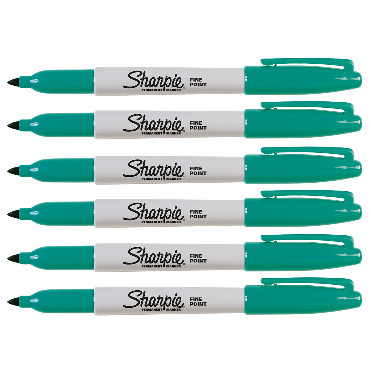 Sharpie Aqua Markers Fine Point Pack of 6 Sharpie Markers