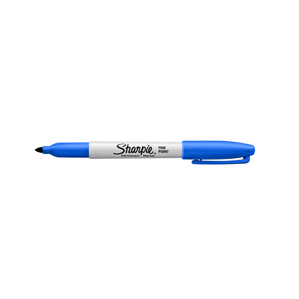 Sharpie Fine Point Blue Permanent Marker Dozen