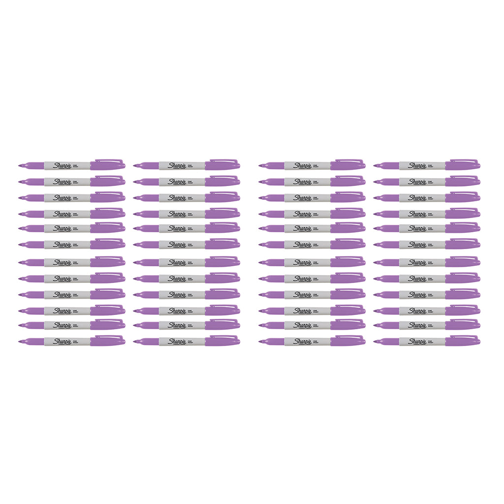 Sharpie In Bulk Boysenberry Fine Point Permanent Marker Bulk Pack of 48