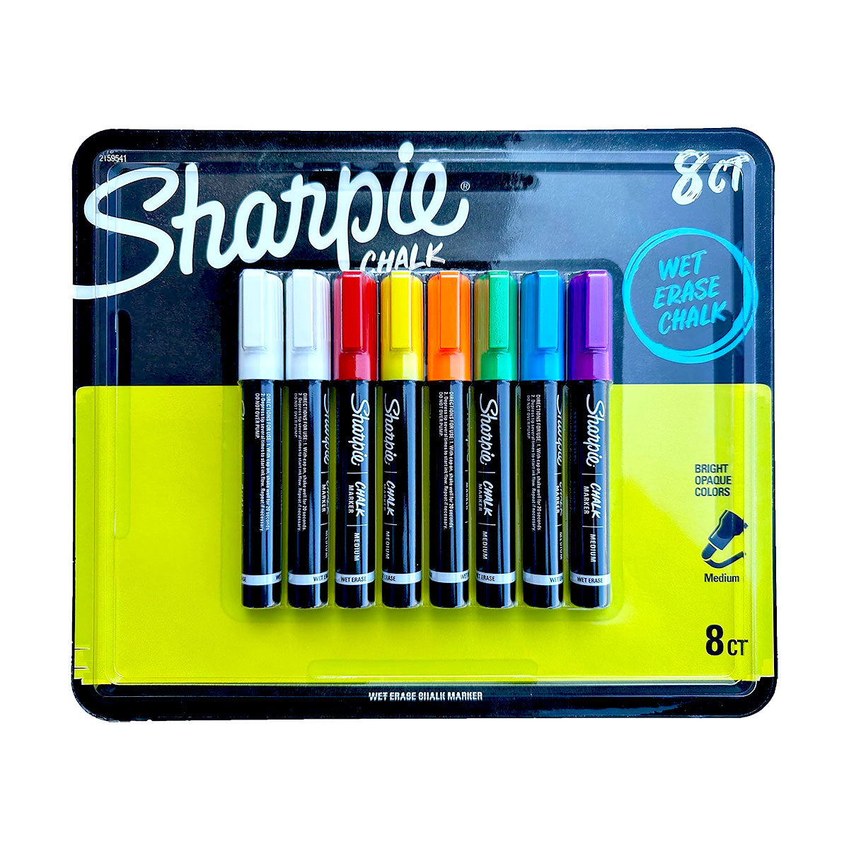 Sharpie Chalk Markers For Blackboard Wet Erase Pack of 8