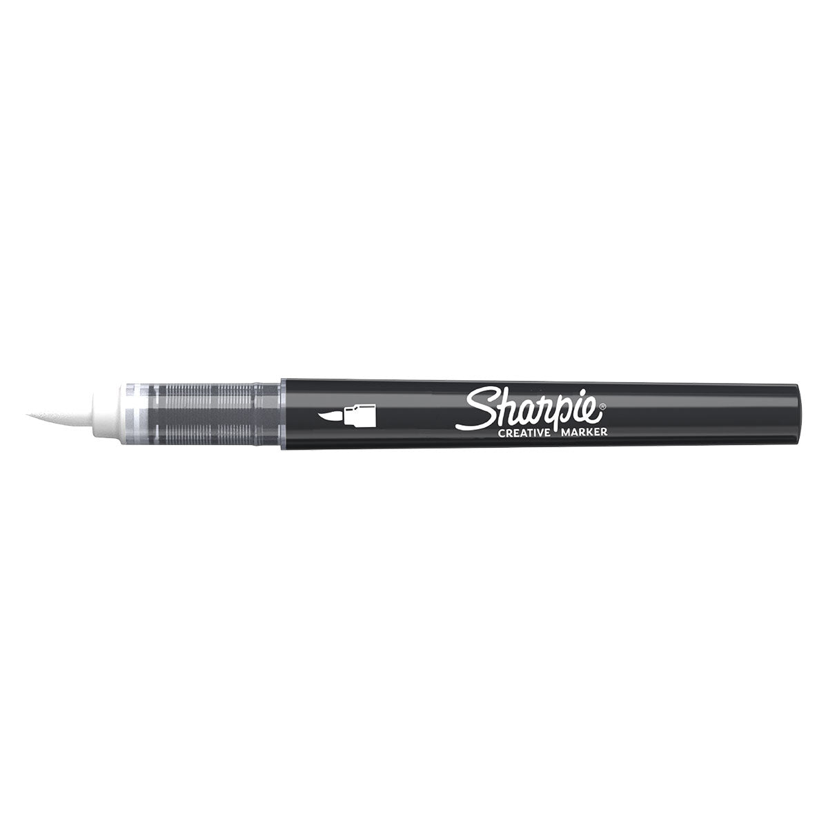 Sharpie Creative Marker White Brush Tip No Bleed
