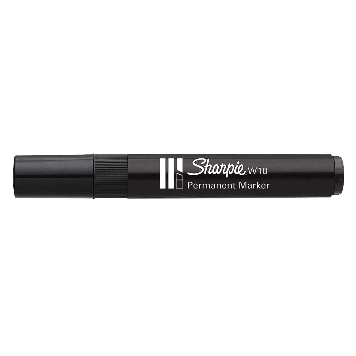 Sharpie Chisel Thick Tip Black Permanent Markers W10 Pack of 5 Sharpie Markers