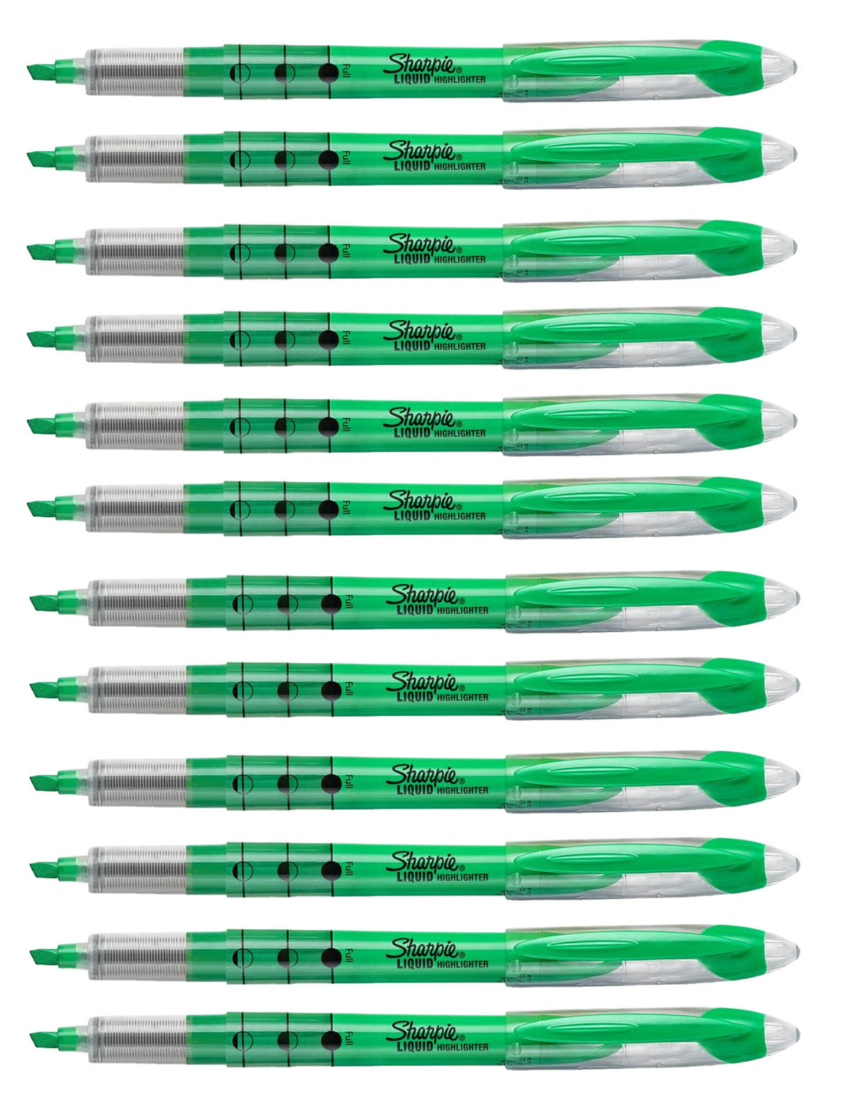 Sharpie Green Highlighters Liquid Ink Dozen