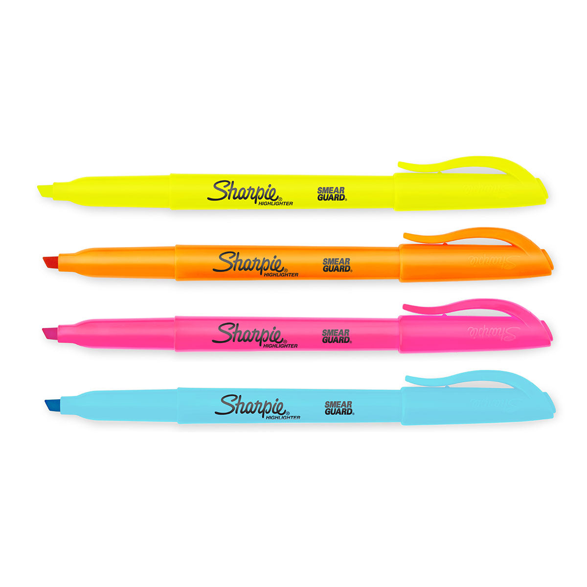 Sharpie Multicolor Highlighters 4 Pack Non Bleed Through