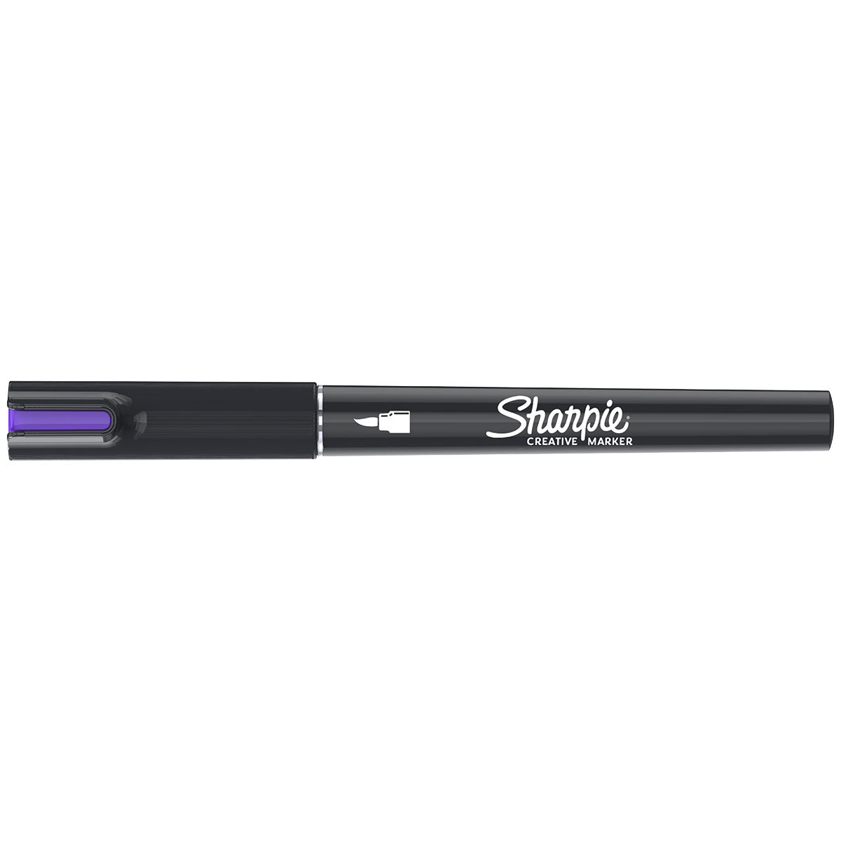 Sharpie Creative Marker Purple Water Based Acrylic Brush Tip No Bleed