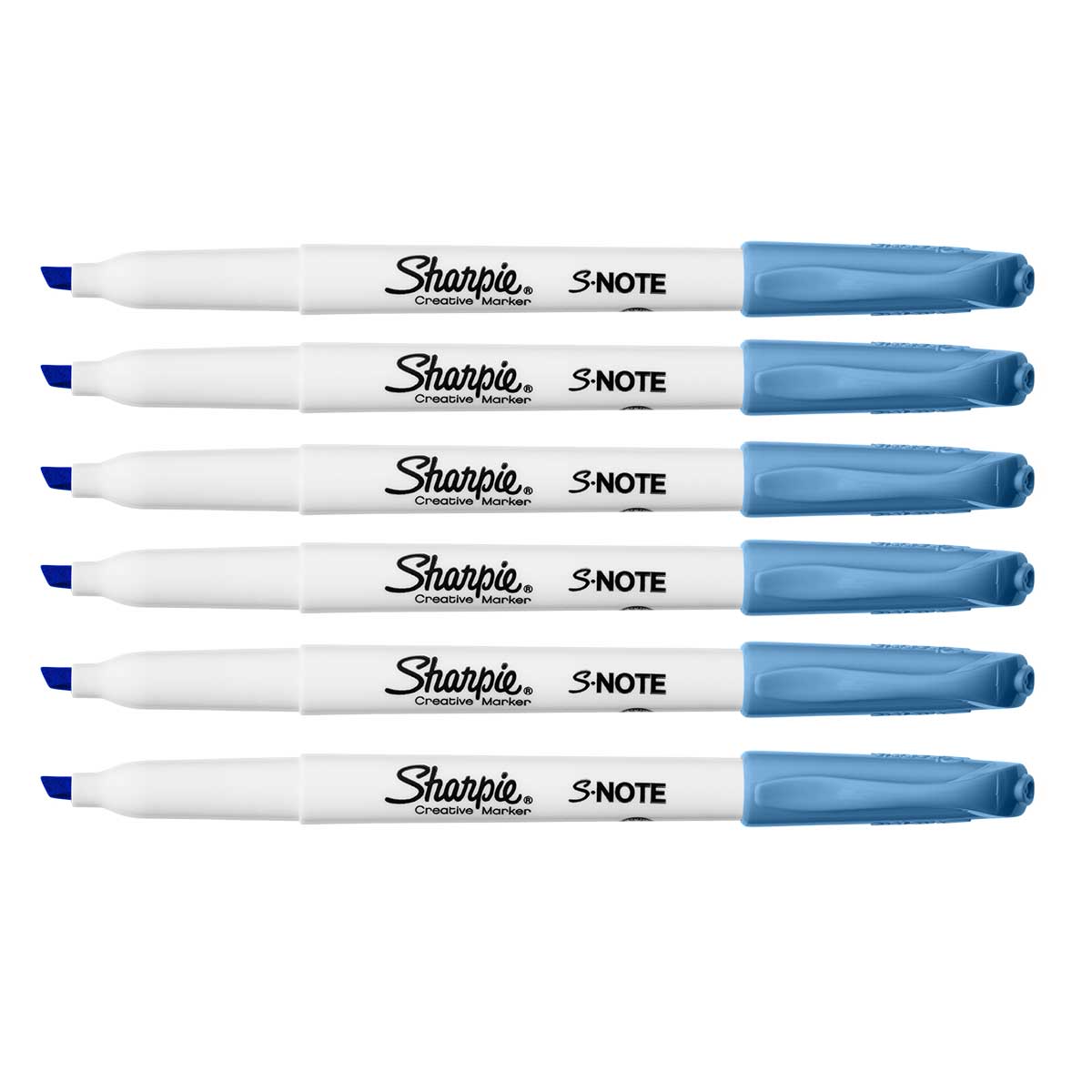 Sharpie S-Note Highlighters Periwinkle Creative Markers Pack of 6